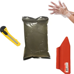 4'lü Set Duvar Kağıdı Uygulama Seti 2000 ml Hazır Sıvı Tutkal, Yapıştırıcı, Glitolin