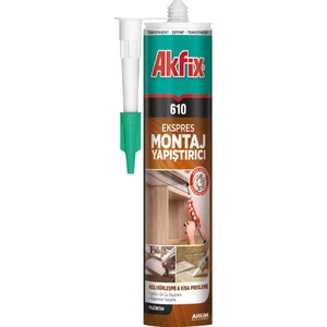 610 Ekspres Montaj Yapıştırıcı Sıvı Çivi 310ML Şeffaf GA400P