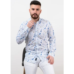 Slimfit Desenli Erkek Gömlek