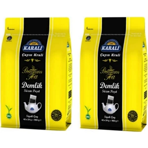Çay  Premium Demlik Poşet Çay 40 'lı x 24 gr . 2 'li