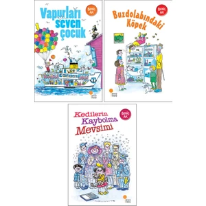 Behiç Ak Gülümseten Öyküler 3 Kitap Set - Vapurları Seven Çocuk - Buzdolabındaki Köpek - Kedilerin Kaybolma Mevsimi
