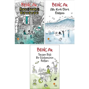 Behiç Ak Çocuk Romanları 3 Kitap Set - Çatıdaki Gezegen - Altı Kırk Dört Dalgası - Tavşan Dişli Bir Gözlemcinin Notları