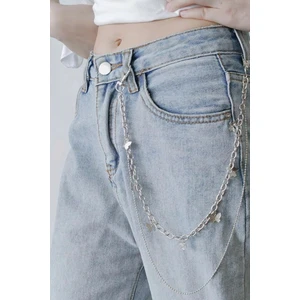 New Obsessions Kelebek Figürlü Pantalon Aksesuarı-Zincir Kemer