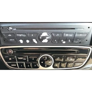 Aks Renault Fluence Teyp Tuş Kaplama 2009-2016