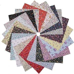 Kırkyama Patchwork Home 25 x 25 cm 20 Parça Kırkyama Patchwork Pamuklu Kumaş 40YAMA Elişi Dikiş Hobi - Çiçek Serisi
