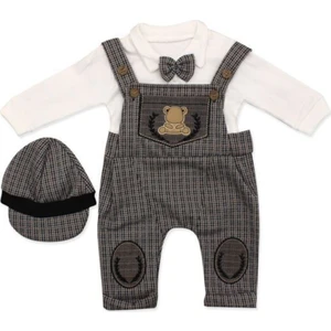 Murat Baby By Murat Baby 2 Li Takım Yakalı Şapkalı Slopet