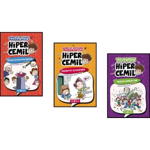Komik ve Heyecanlı Maceralarıyla Hiper Cemil 3 Roman Set - Mustafa Kemal Çelik