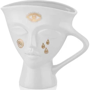 Crearthome Anıtas Gold Detaylı Kulplu Dekoratıf 23.8X11X21.5 cm 1JB-20127