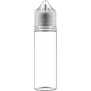 Chubby Gorilla 50 ml V3 Pet Unıcorn Şişe Şeffaf Kapaklı Şeffaf Şişe 100 Adet