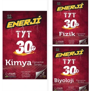 Palme Yayıncılık Enerji TYT Sayısal Deneme 3 Kitap