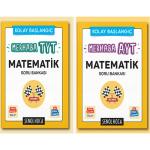 Şenol Hoca Yayınları Şenol Hoca Merhaba AYT Matematik Soru Bankası & Merhaba TYT Matematik