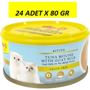 Me-O Me O Keçi Sütlü Ton Balığı Püresi Konserve 24 Adet 80 gr