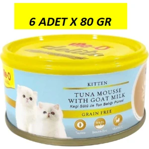 Me-O Me O Keçi Sütlü Ton Balığı Püresi Konserve 6 Adet 80 gr