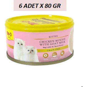 Me-O Me O Keçi Sütlü Tavuk Püresi Konserve 6 Adet 80 gr