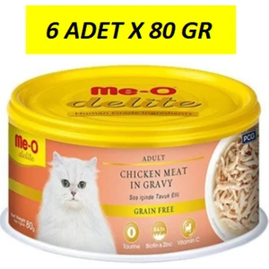 Me-O Me O Tavuk Konserve 6 Adet 80 gr