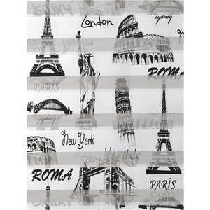 Asyhome Paris Desenli Zebra Perde