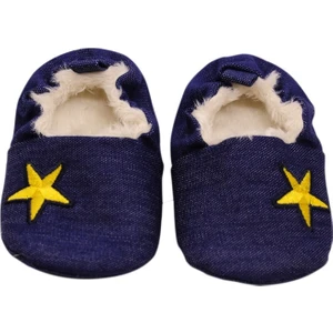 First Step Bebek Patik Sarı Yıldızlı