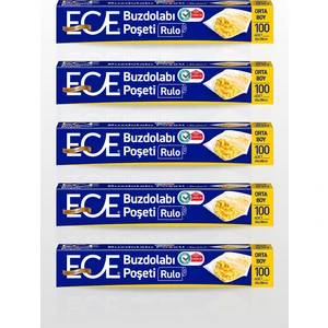 Ece Buzdolabı Poşeti Orta Boy 100'lü x 5