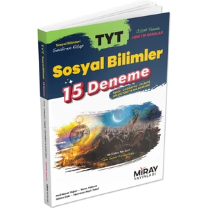Miray Yayınları 2021 TYT Sosyal Bilimler 15 Deneme