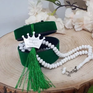 Hayaller Dükkanı 30 Adet Pleksi Isimlikli Tebihli Kutu Sünnet Şekeri