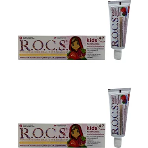R.o.c.s. Kids Ahududu&çilek Çocuk Diş Macunu x 2