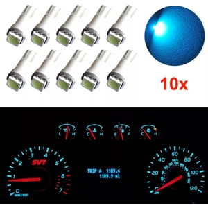 Gürler Oto Aksesuar T5 LED Ampül Gösterge Kadran Panel Aydinlatma 12V 10 Adet