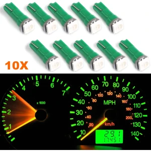 Gürler Oto Aksesuar T5 LED Ampül Gösterge Kadran Panel Aydinlatma 12V 10 Adet
