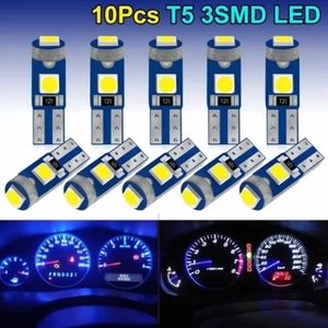 Gürler Oto Aksesuar T5 LED Kilometre Kadran Aydınlatma Ampülü Canbuslı 10 Adet Beyaz