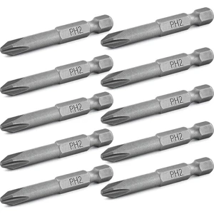 10 Adet Ugr Master Ph2 Yıldız Bits Uç 50 mm
