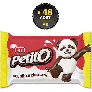 Petito Bol Sütlü Çikolata 8 g x 48 Adet