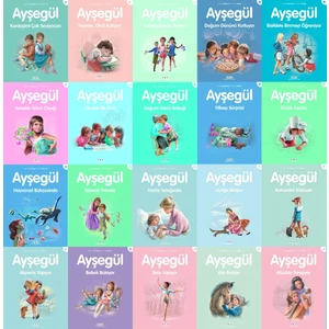 Ayşegül Serisi 20 Kitap Set - Kardeşimi Çok Seviyorum - Yaşasın Okul Açılıyor - Doğum Günü - Bisiklete Binmeyi Öğreniyor - Anneler Günü - Yılbaşı - Aşçılar - Müzikle Tanışıyor