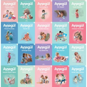 Ayşegül Serisi 20 Kitap Set - 2 - Arkadaşı Serçeyle - Çiçek Şenliğinde - Denizin Tadını Çıkarıyor - Dört Mevsim - Fındık Kayıp - Esrarengiz Komşu - Arkadaşım Karakaçan