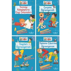 Arkadaşım Çağlar 4 Kitap Set - Yazmayı Kolaylaştırıcı Çizgi Çalışmaları - Çarpma Öğreniyorum - Sayıları Öğreniyorum - Toplama Çıkarma Öğreniyorum