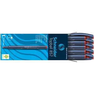 857 Topball Roller Pilot Kalem 0.6 mm 10'lu Kırmızı