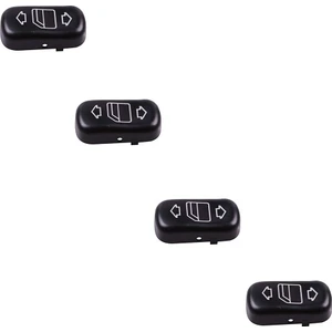 Alpha Auto Part 4 Adet Mercedes E Class W210 1996-2002 Için Cam Düğmesi Kapağı
