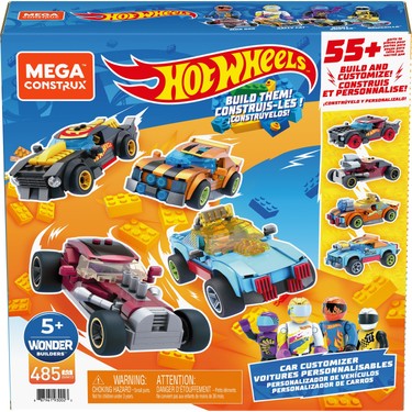 Mega Construx Hot Wheels Rockin' Racers Building Kits(4 PK