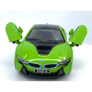 Kinsmart Bmw I8 - Çek Bırak 5inch. Lisanslı Model Araba, Fiyatı