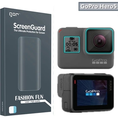 Master Cep Gor Gopro Hero 5-6-7 2in1 Darbe Emici Ekran Koruyucu -