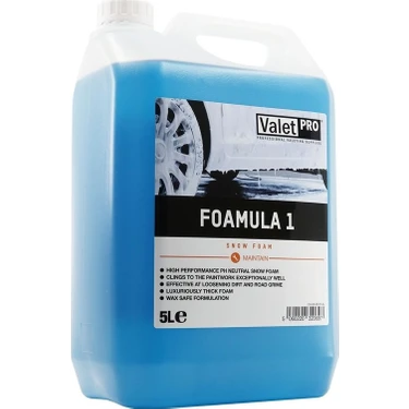 Valet Pro Foamula 1 Ph Nötr Yıkama Köpüğü