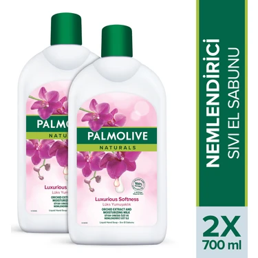 Palmolive Naturals Siyah Orkide İpeksi Yumuşaklık Nemlendirici Sıvı El Sabunu 2 x 700