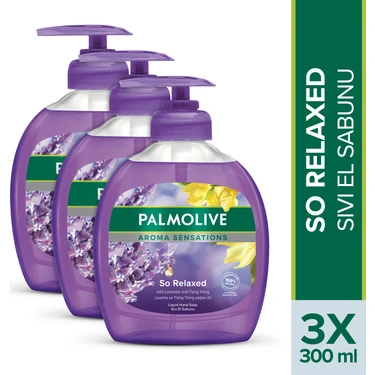 Palmolive Aroma Sensations So Relaxed Ylang Ylang Öz Yağı ve İris Özü ile Sıvı El Sabunu 3 x 300