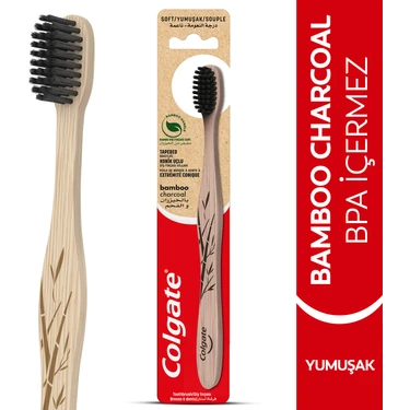 Colgate Yumuşak Diş Fırçası İnce Uçlu Bambu Tasarımı ile 1 Adet Çevre