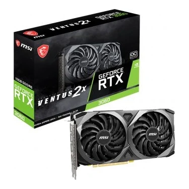 MSI GeForce RTX 3060 Ventus 2x OC 12GB 192Bit GDDR6 PCI-Express X16 Ekran Kartı (GeForce RTX 3060