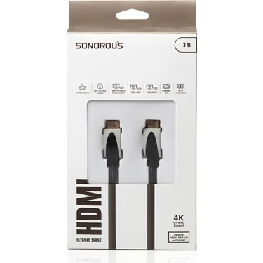 Sonorous Ultra Hd 4K HDMI Kablo - 1,5