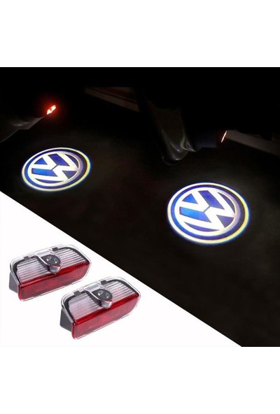 Araba Alışveriş Volkswagen Aksesuar Passat B8 Kapı Altı Logolu Aydınlatma Işığı