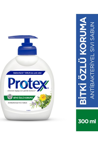 Protex Bitki Özlü Koruma Antibakteriyel Sıvı Sabun 300 ml