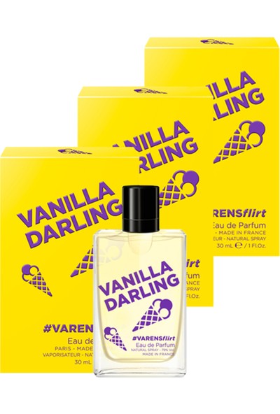 Varens Flirt Vanilla Darling 3'lü Set (3X30ML EDP ) Kadın Parfüm