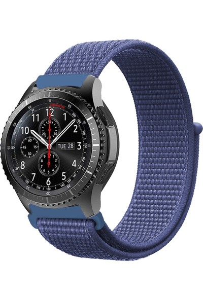 Bipower Huawei Watch 22MM Krd3 Hasır Kordon Mavi