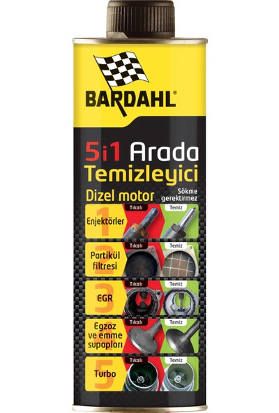 Bardahl 5i1 Arada Temizleyici / Dizel - Motor
