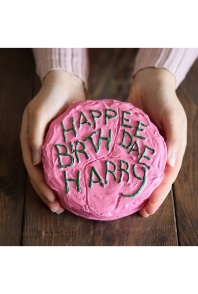 Büyücü Sokağı Harry Potter Doğum Günü Pastası Happee Birthdae